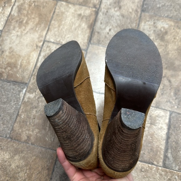 Asos Suede Leather Heel ankle boot sz 7 - Picture 5 of 8